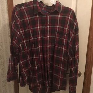 TownCraft plaid/flannel button up shirt